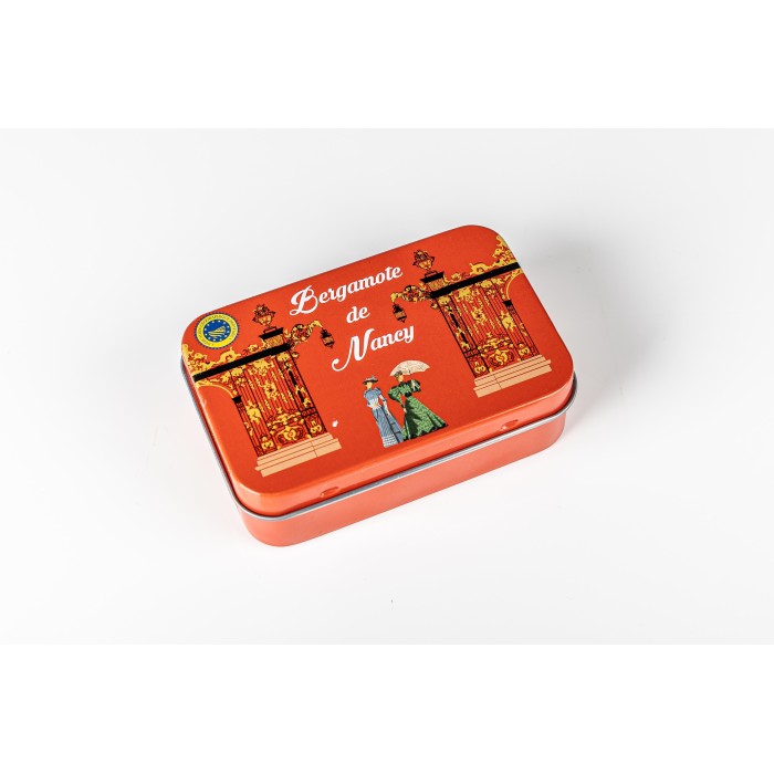 Mini Boîte de Bergamotes de Nancy IGP 50g pour professionnels