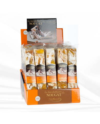 Barres de Nougat Pommes Tatin - Présentoir (25 x 100g)