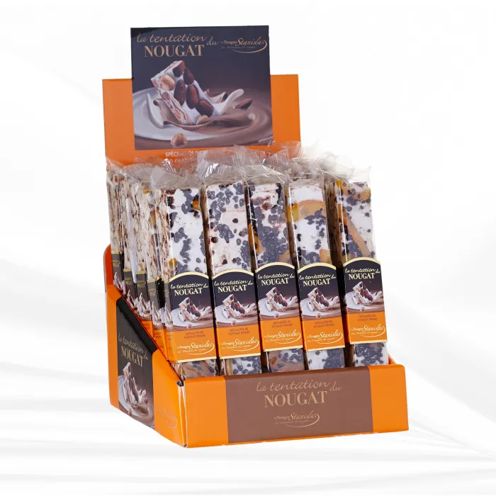 Barres de Nougat Chocolat Orangettes pour professionnels