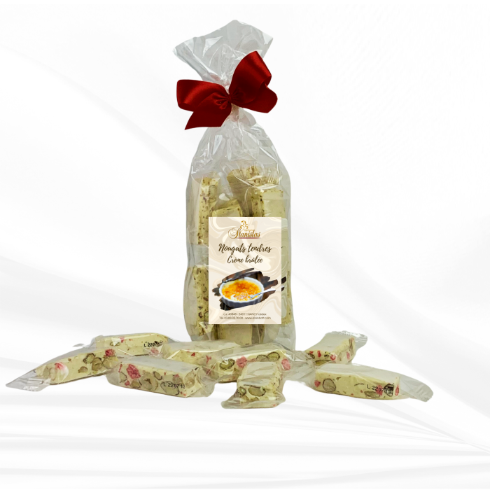 Sachet de nougats tendres Crème brûlée pour professionnels