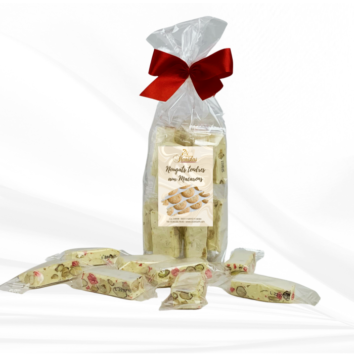 Sachet de nougats tendres Macarons pour professionnels