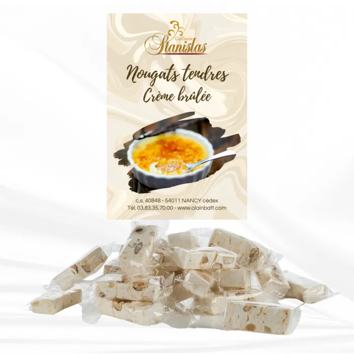 Nougats tendres Crème brûlée pour professionnels