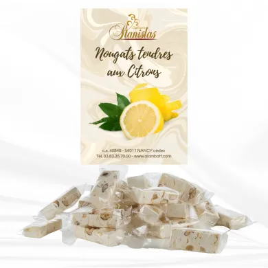 Nougats tendres Citron pour professionnels