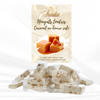 Nougats tendres Caramel beurre salé pour professionnels
