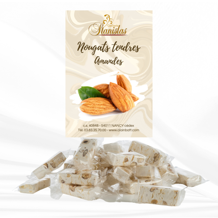 Nougats tendres Amandes et Noisettes pour professionnels