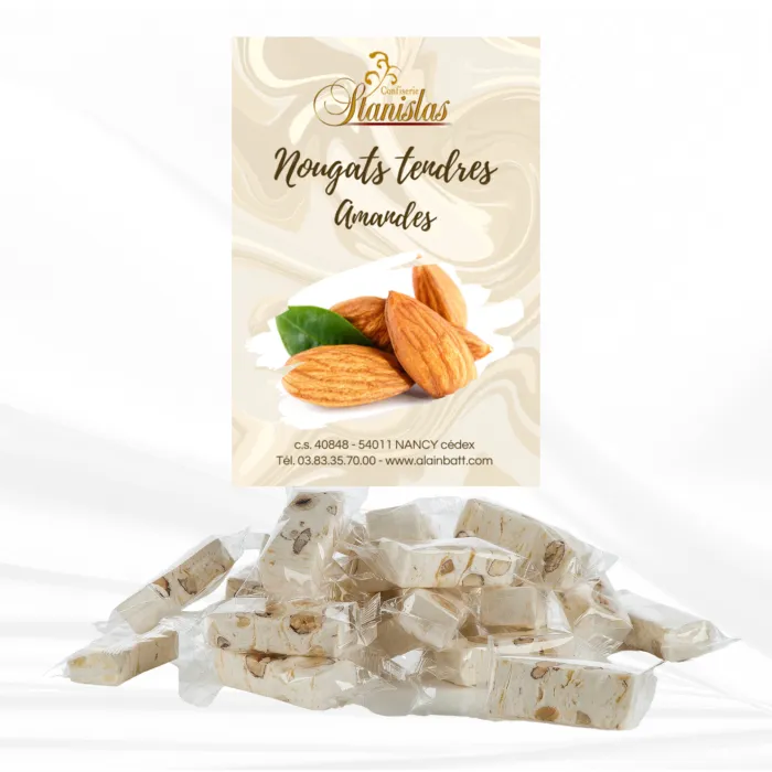 Nougats tendres Amandes et Noisettes pour professionnels