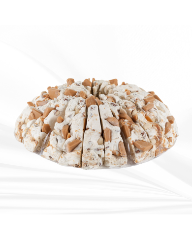 Tarte de Nougat Caramel beurre salé 3.8 kg pour professionnels