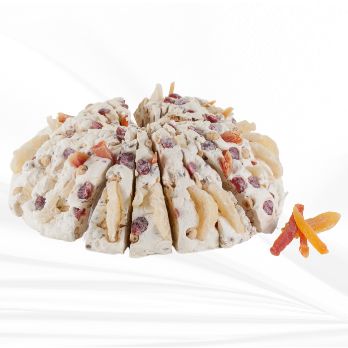 Tarte de Nougat Fruits confits 3.8 kg pour professionnels