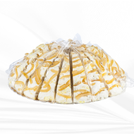 Tarte de Nougat Citron meringuée 2.5 kg pour professionnels