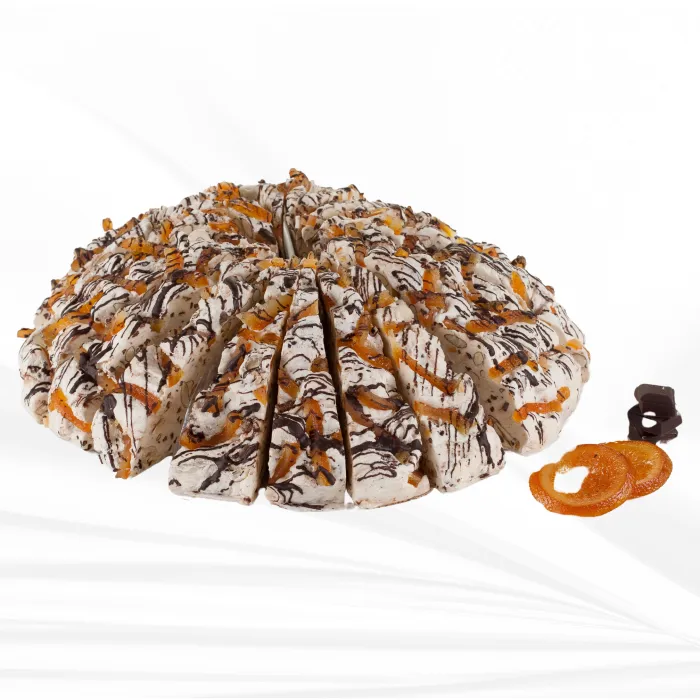 Tarte de Nougat Chocolat Orangettes 2.5 kg pour professionnels