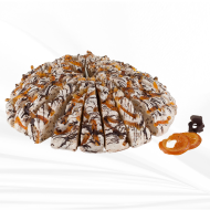 Tarte de Nougat Chocolat Orangettes 2.5 kg pour professionnels
