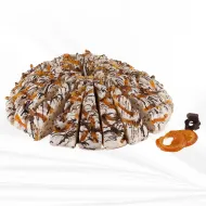 Tarte de Nougat Chocolat Orangettes 2.5 kg pour professionnels