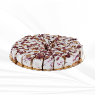 Tarte de Nougat Dessert Macarons Framboises pour professionnels